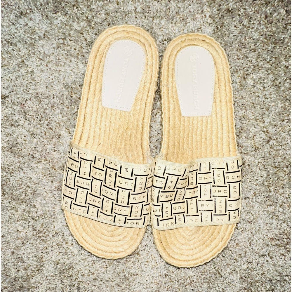 Tory Burch Monogram Espadrills